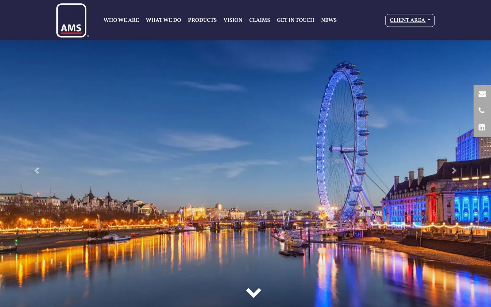 AMS Insurance Website