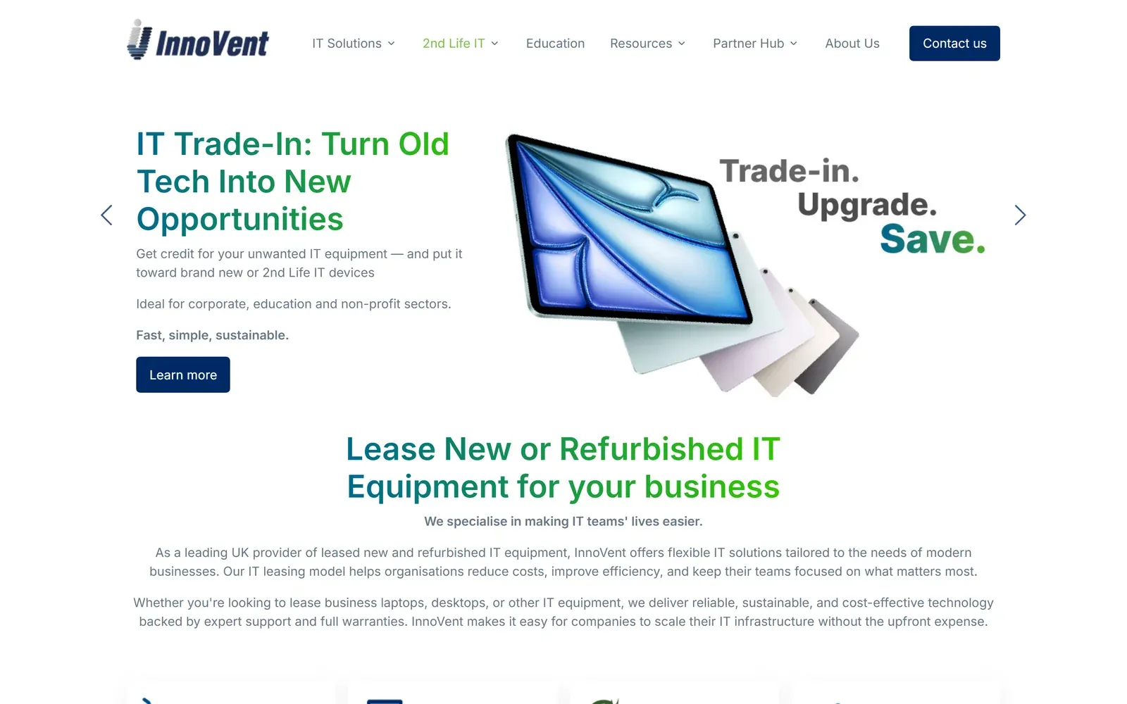 InnoVent Leasing Website