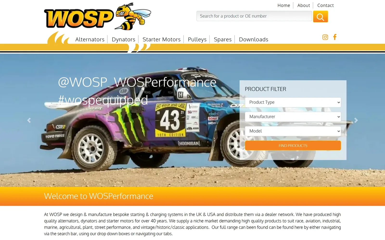 WOSPerformance Website
