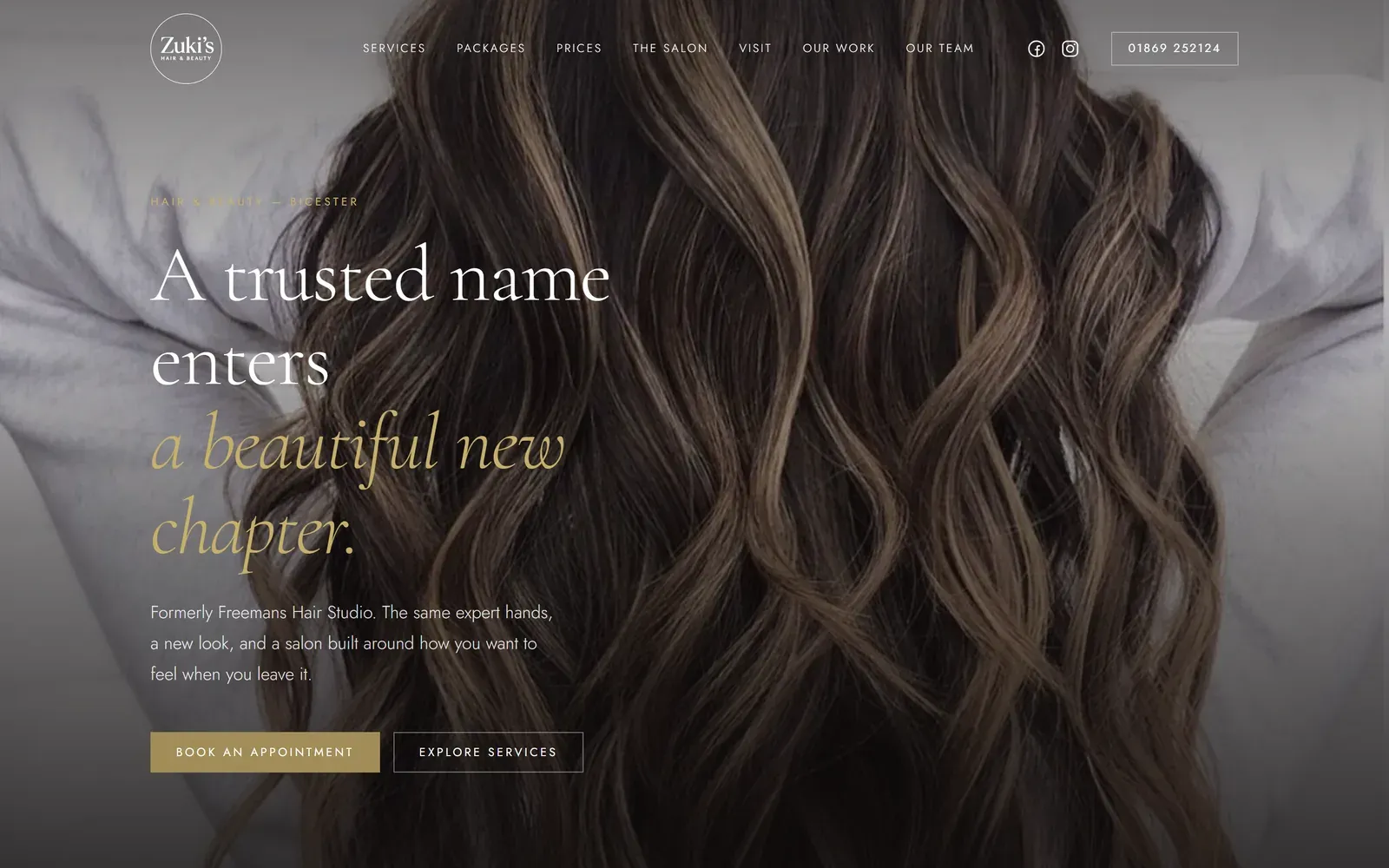 Zuki's Hair and Beauty Website